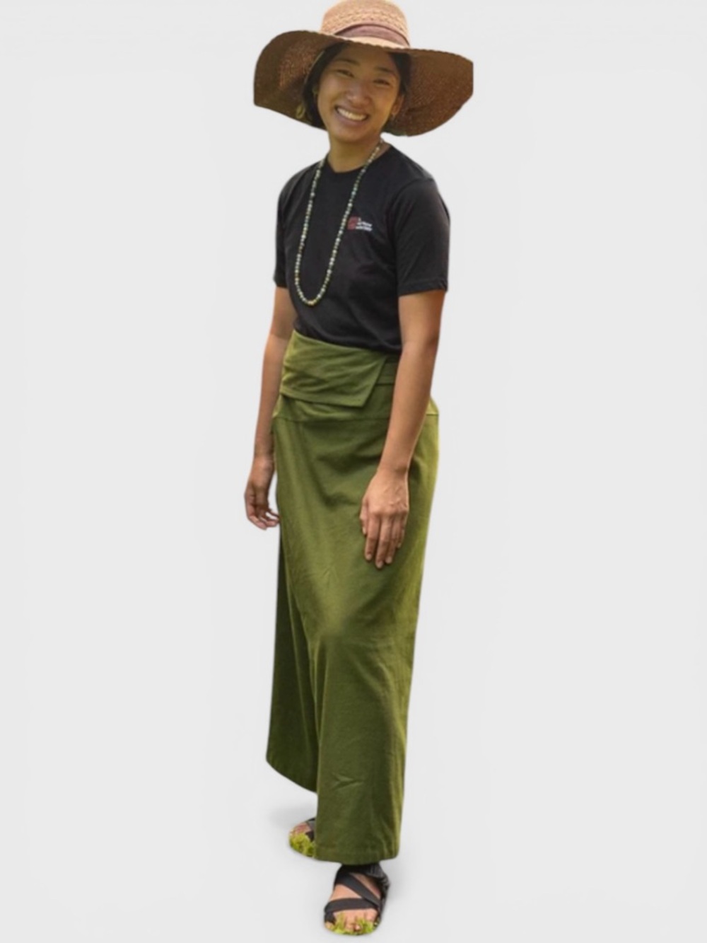 418 10/$50🏄🏻‍♀️ Mexicali Blues Unisex Thai Fisherman Green Pants